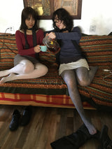Argyle Peach Tights (3color)