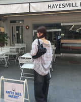 オーバーチェックシャツ