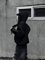 [unisex] summer cool see-through hooded zip-up (2color)