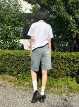 CLASSIC VINTAGE HALF-LENGTH DENIM PANTS code 18202