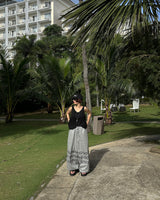 [UNISEX] One-two lettering jogger & wide pants