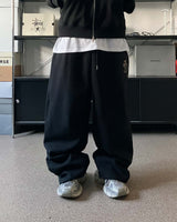 CN leopard patch training pants