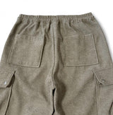 Basic Corduroy Cargo Parachute Pants