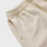 Tennis Ball Soft Cream Sweat Shorts [For women]