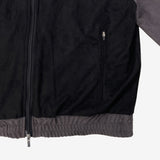 biker suede jumper