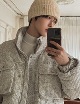 Anur Crop Tweed Padding