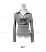 Reet Drape Layered Shirt