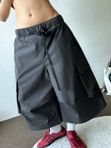 Mountain Buckle Nylon Hiking Belt Bermuda Shorts 3color