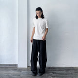 Minimal White Rib Tee