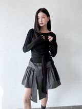  COTTON FRILL SKIRT