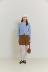 CUDDLE CORDUROY PLEATS SKIRT