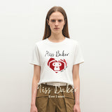 ハートベイカーTシャツ ホワイト / レッド