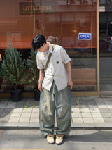 バイカーパッチデニムパンツ – M, L (3 Colors)