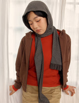 REVERSIBLE FRILL MUFFLER (GRAY)