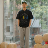 DAKYAM 2025S/S Starry Sky Guiding Light Printing T-shirt