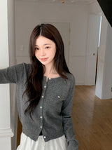 #AR Pendant Wool Raglan Knit Cardigan (8color)
