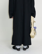 Stutch Solid Wool Long Coat (Lining Fleece-lined)