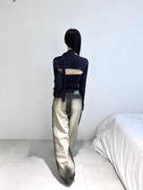 1078. Dirty washing denim wide pt