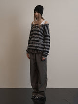 STRIPE V-NECK MTM