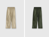 オターリネンストレートエラスティックウエストパンツ / 4 colors