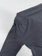 ボートネックシャーリングラップTシャツ
