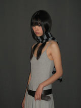 PLEATS MIDI ONE-PIECE (GREY)