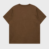 マルチーズチェックアップリケボタンハーフTシャツ