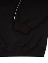 [起毛]UNISEX Rugby Team Jersey Heavy Terry V-Neck Sweatshirt Black (FCE4TS653K)