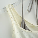 Dot Pattern Layered Tank Top