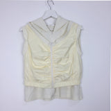 Layered Dot Hoodie Vest (2color)