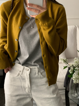 Pomer Basic Button Cardigan / 7 colors