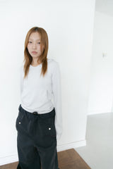 snug hood pocket top(3colors)