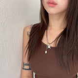 Dot Star Dangle Necklace