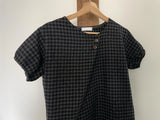 ritten check blouse