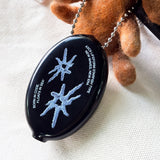 BORN IN CODE Starfish Coin Wallet Keyring (Black)