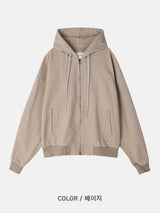 Active pigment hood jacket 4color