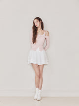 Bunny top cardigan (Pink)
