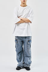 War Square Zip Denim (2color)