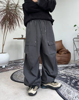 Rapio Rivet Balloon Cotton Pants