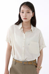SUMMER ROLL-UP SHIRT_SAND BEIGE