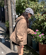 About Colorful Hood Bomber Jacket