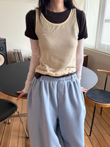 belted sweat pants 