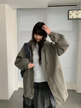[unisex] Osharo Washing Over Hood Jacket