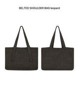 BELTED SHOULDER BAG leopard
