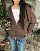 Kenda Slab Crop Hooded Zip-Up