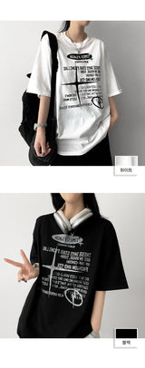 カミィフラッシュ ボクシーフィット 半袖Tシャツ