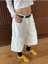 [Unisex] Multi cargo bermuda pants(4color)