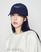 25FW コーデュロイベーシックロゴボールキャップ