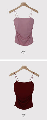 WR Shirring Crop Cap Sleeveless (10color)
