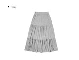 Bien Tiered Frill Banding Long Skirt